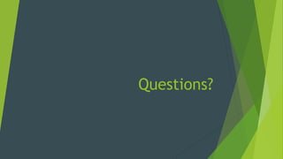 Questions?
 