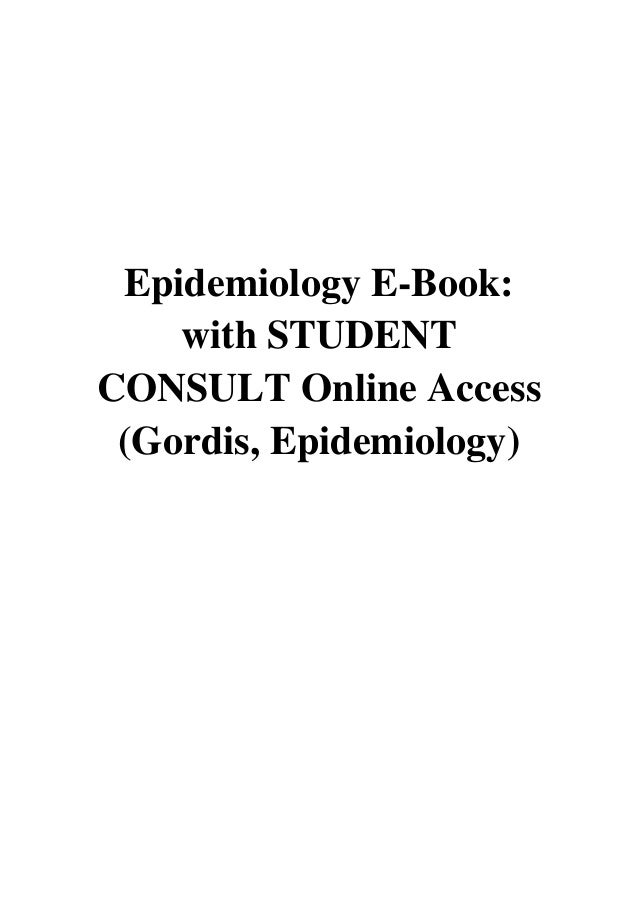 (2013) Epidemiology EBook (PDF) with STUDENT CONSULT Online Access