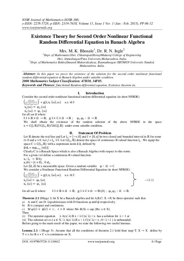 Existence Theory For Second Order Nonlinear Functional Random Differe