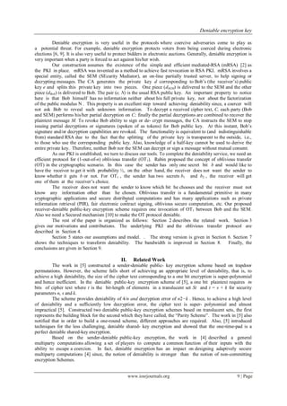 Deniable Encryption Key | PDF