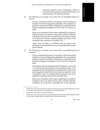 B013 2010-iaasb-handbook-isae-3400 | PDF