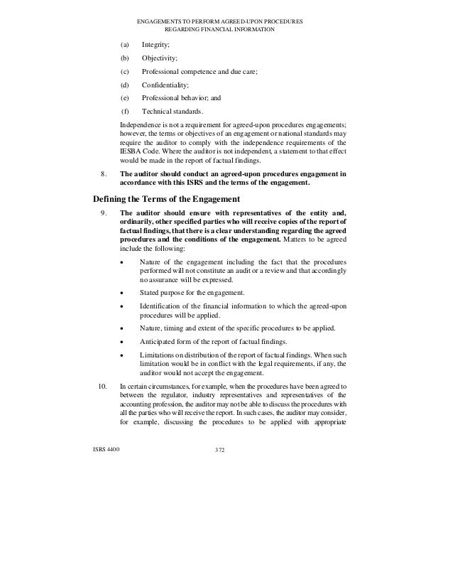 Objectives of audit engagement letter