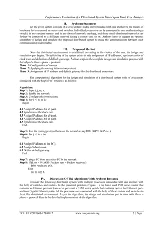 Performance Evaluation of a Distributed System Based Upon Fault Tree ...