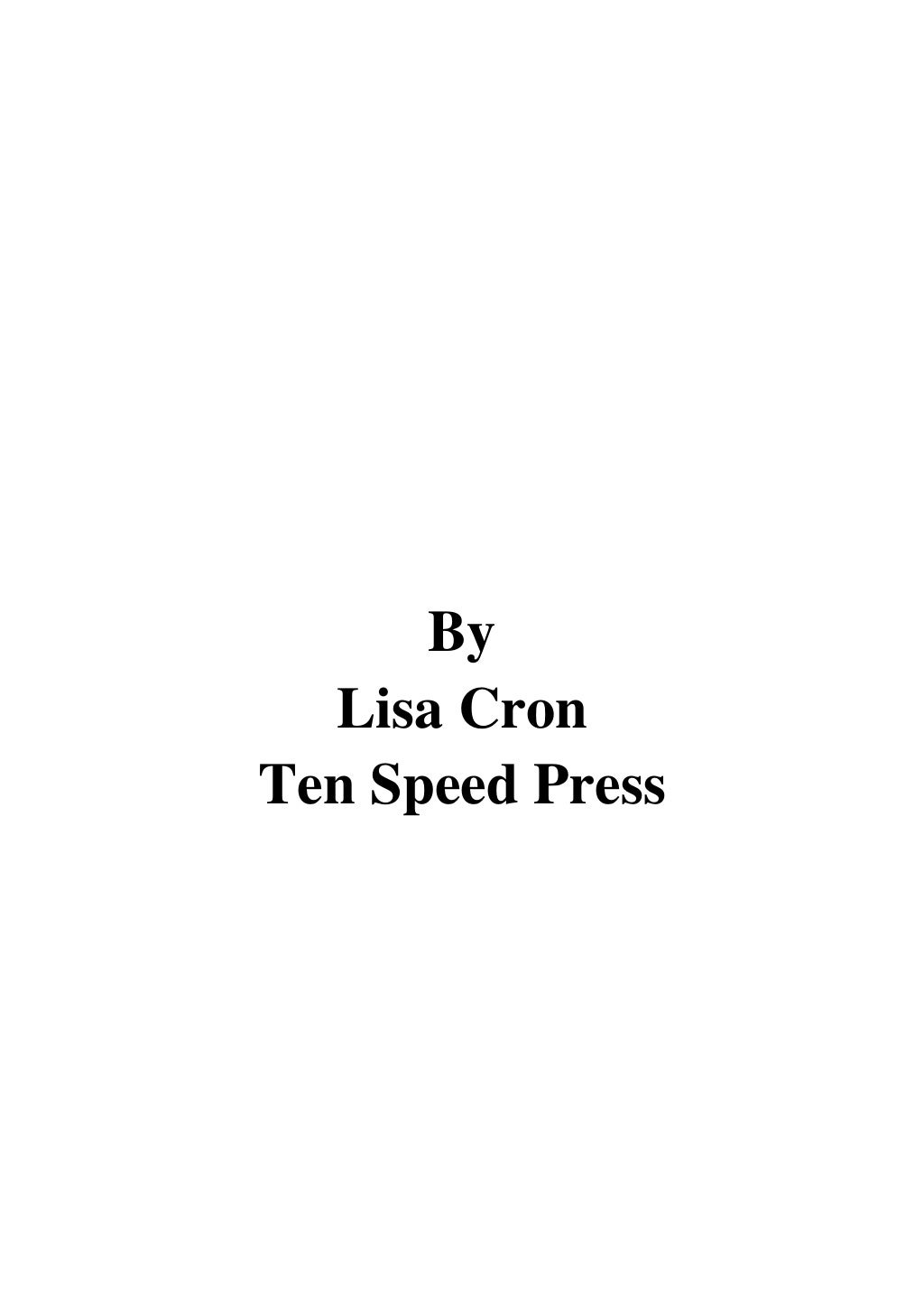 lisa cron ted talk lisa cron ted talk
