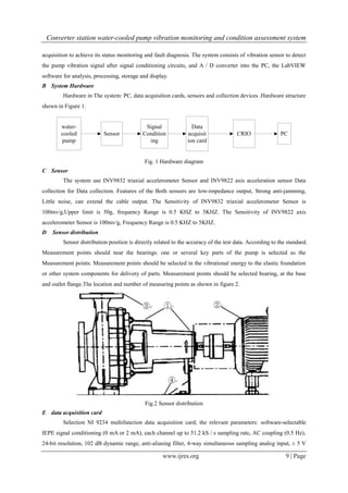 Converter Station Water Cooled Pump Vibration Monitoring And Conditio