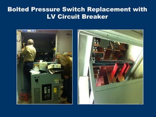 Bolted Pressure Switch Replacement with
LV Circuit Breaker
 