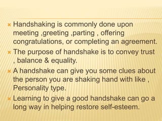 handhake | PPT