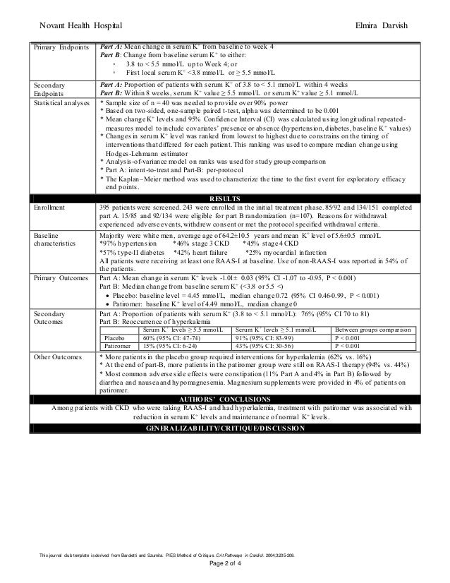 hyperkalemia jc hyperkalemia jc, Powerpoint templates