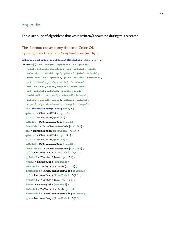 Qr code research paper