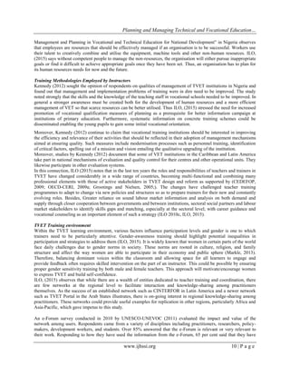 Planning and Managing Technical and Vocational Education in ...