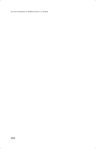 LA NUEVA RURALIDAD EN AMÉRICA LATINA Y EL CARIBE
204
 