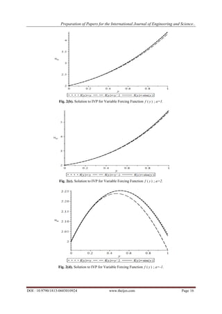 Initial and Boundary Value Problems Involving the Inhomogeneous Weber ...