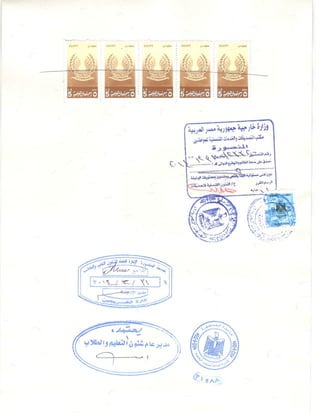 Universty certificate