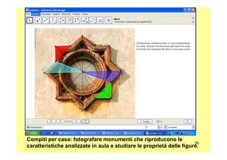 26
Compiti per casa: fotografare monumenti che riproducono le
caratteristiche analizzate in aula e studiare le proprietà delle figure.
26
 