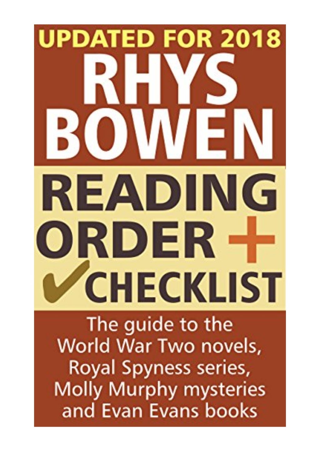 Rhys Bowen Reading Order and Checklist - Rachel Bridget Kelley - The guide to the World War Two ...
