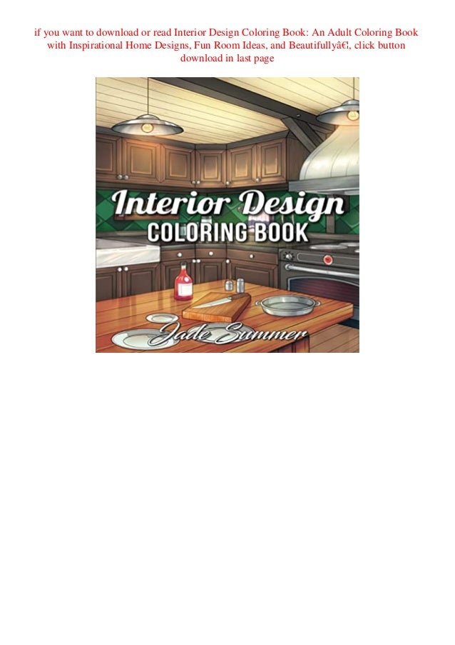 Download Pdf Download Interior Design Coloring Book An Adult Coloring Book Wit