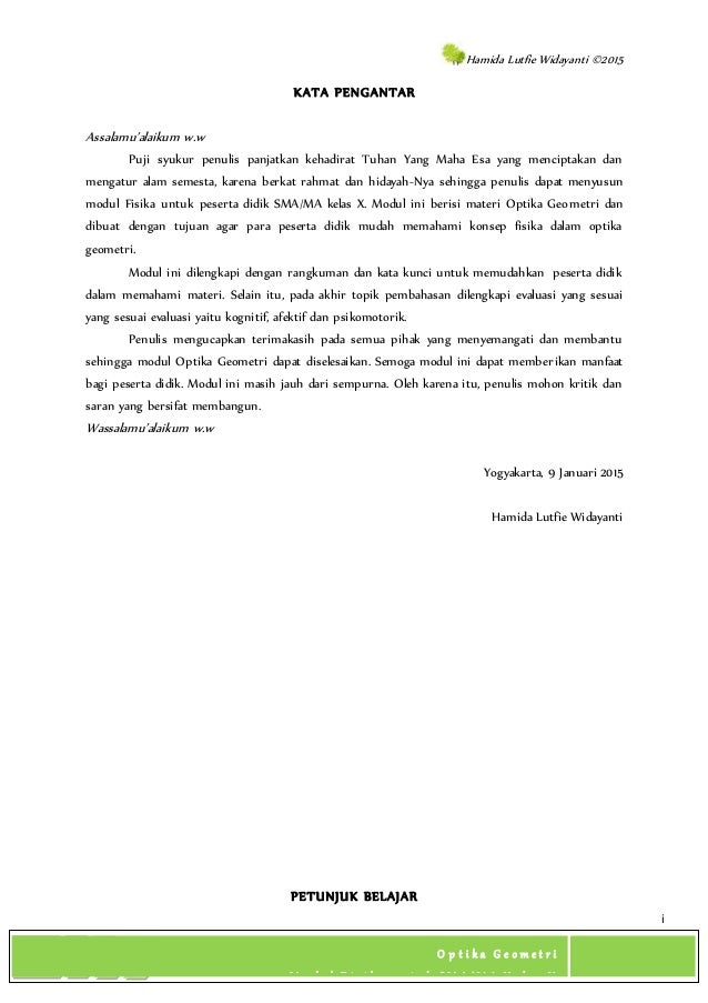 Modul Optika Geometri