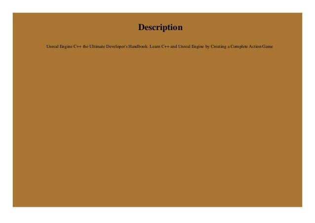 Pdf Download Unreal Engine C The Ultimate Developer S Handbook L Pdf Download Unreal Engine C The Ultimate Developer S Handbook L