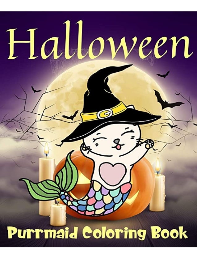 Pdf Purrmaid Coloring Book Pumpkin Halloween Coloring Book For Toddle