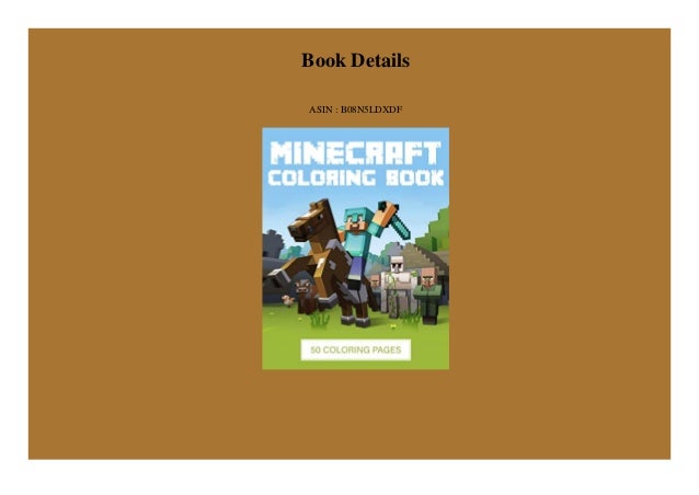 Download Pdf Download Minecraft Coloring Book 50 Coloring Pages Filled With