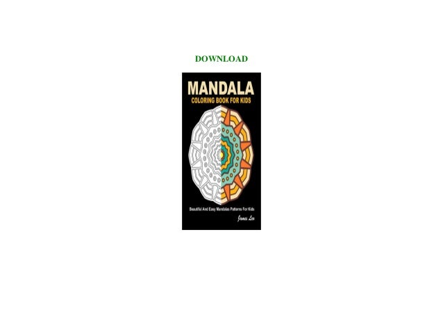 Download Download Pdf Mandala Coloring Book For Kids Beautiful And Easy Man