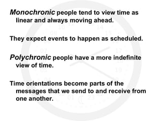 Non verbal communication