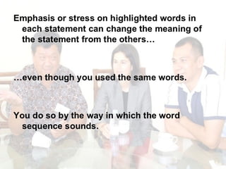 Non verbal communication