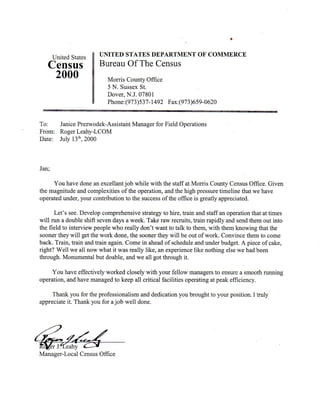 CensusBureau reference letter from Roger Leahy