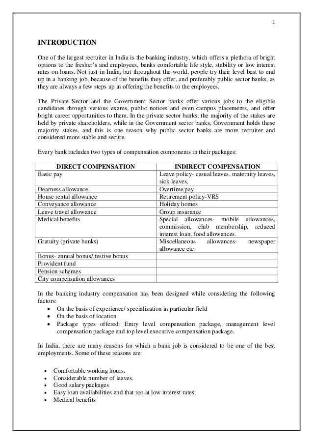 compensation packages