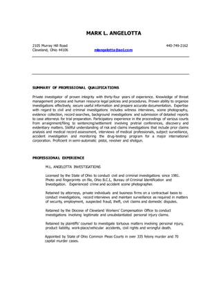 MLA Resume PDF - MLA Resume 1 320 