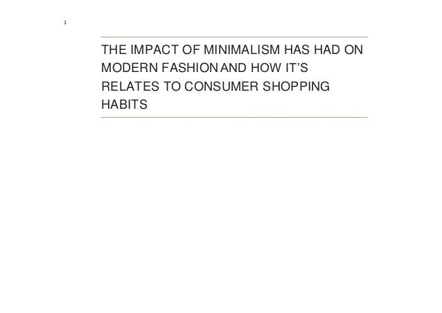 Minimalism design history picture