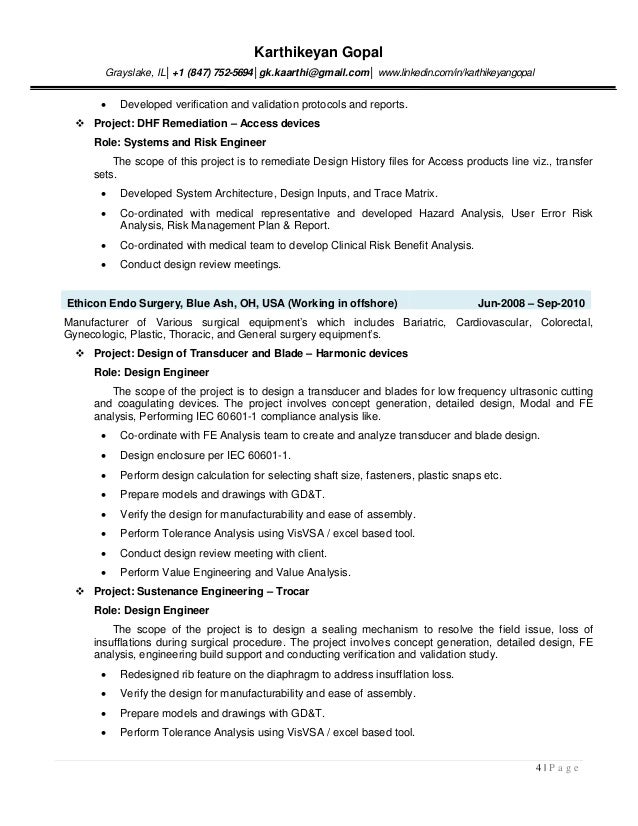 verification engineer resumes