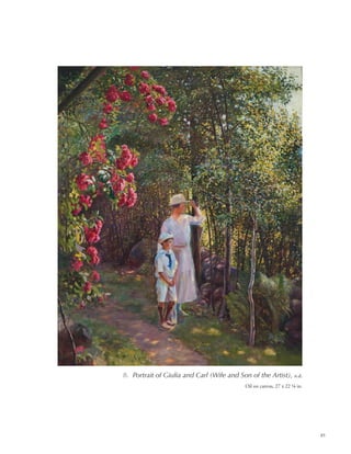 85
8. Portrait of Giulia and Carl (Wife and Son of the Artist), n.d.
Oil on canvas, 27 x 22 1/8 in.
 