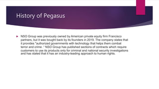 Pegasus scandal 