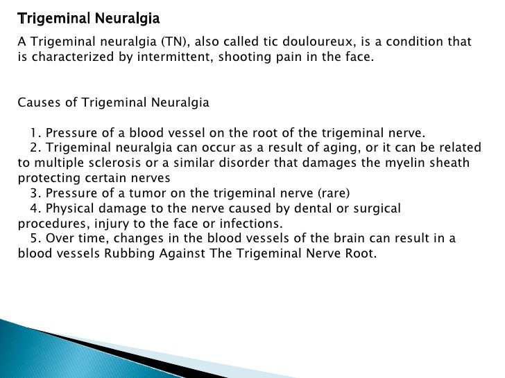 Trigeminal Neuralgia Exercises