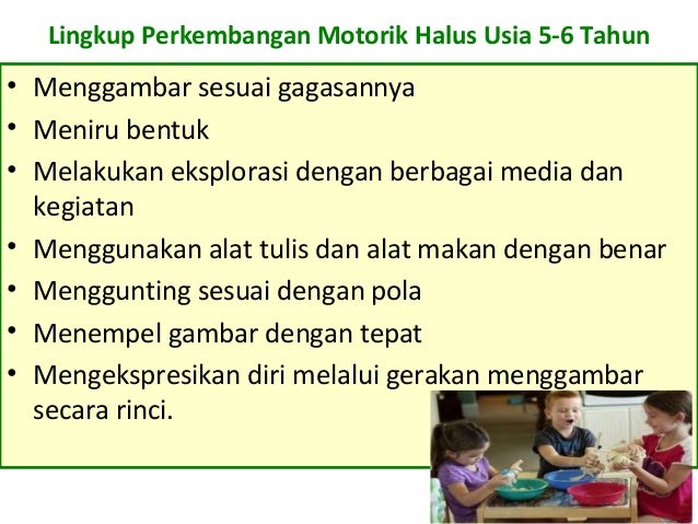 Perkembangan Motorik Di Tk