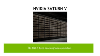 9
NVIDIA SATURN V
124 DGX-1 Deep Learning Supercomputers
 
