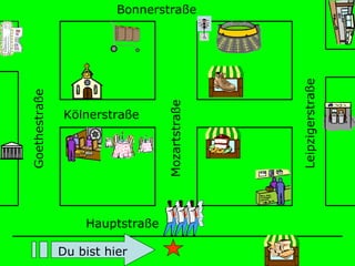 Hauptstra ße Mozartstraße Leipzigerstraße Kölnerstraße Bonnerstraße Goethestraße Du bist hier 