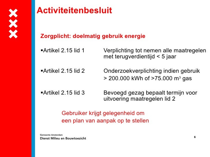 Activiteitenbesluit Wet Milieubeheer