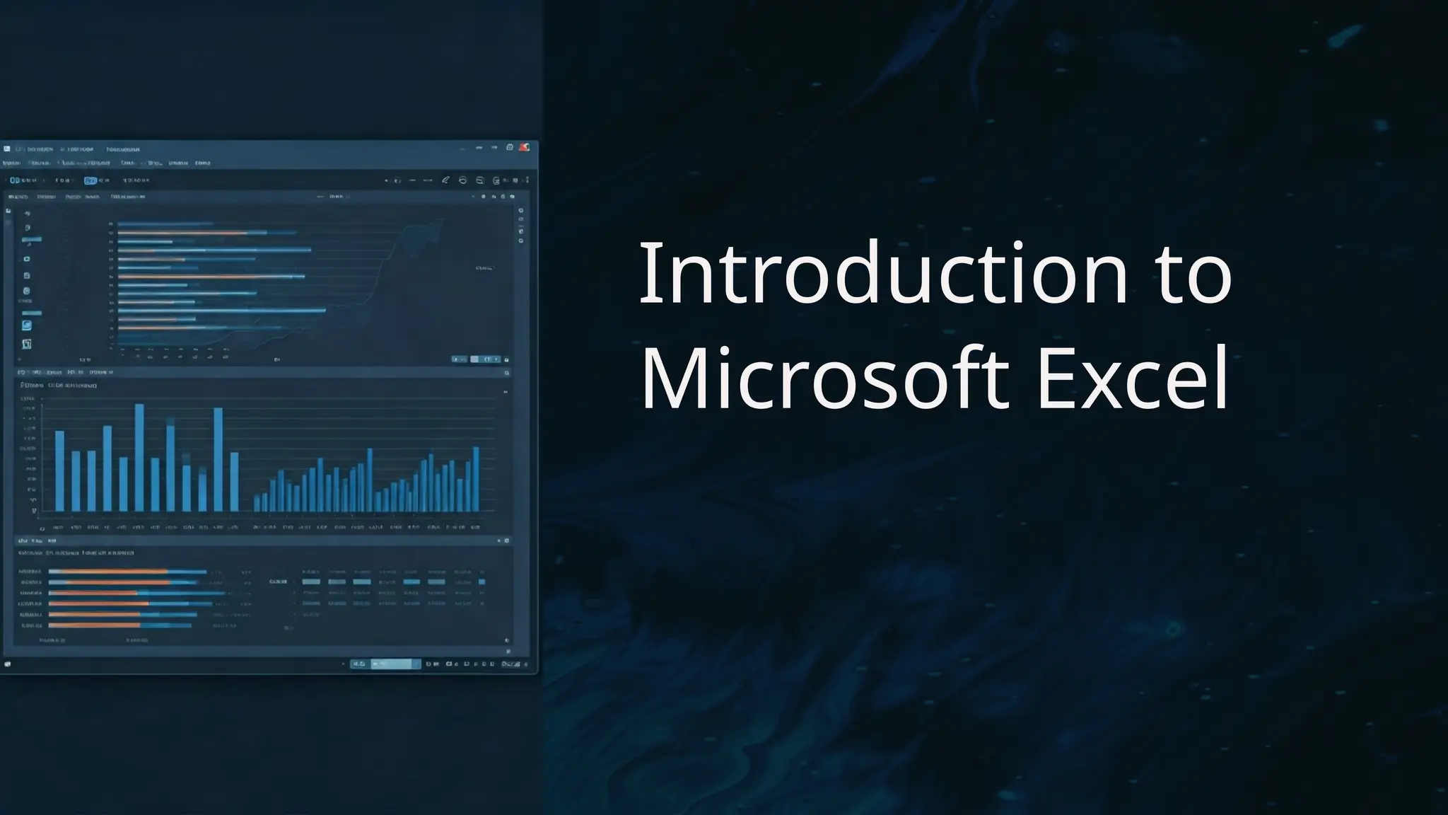 Introduction to
Microsoft Excel
 