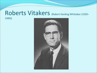 Roberts Vitakers (Robert Harding Whittaker (1920– 
1980)) 
 