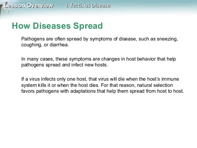 Natural Selection Favors Pathogens With Natural Selection Favors Pathogens With