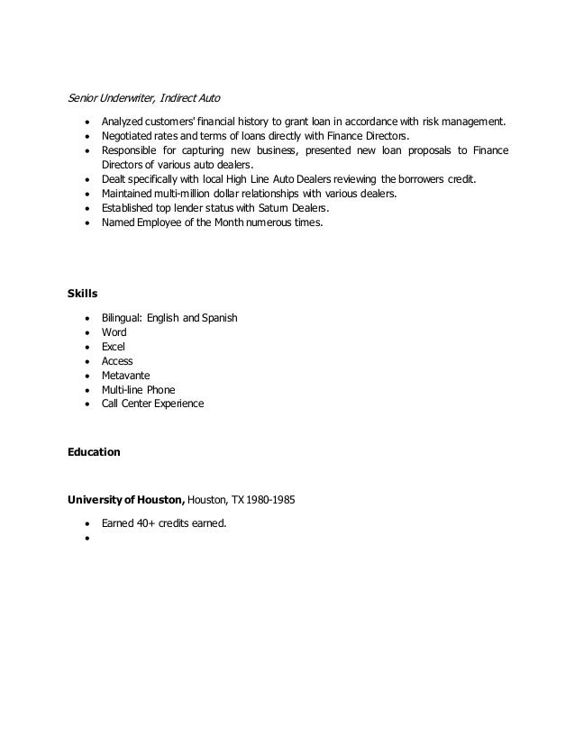 distributor resume