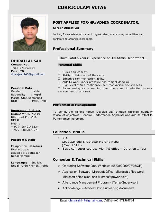 Dhiraj Cv