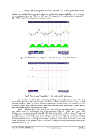 Design of Half Bridge LLC Resonant Converter for Low Voltage Dc ...