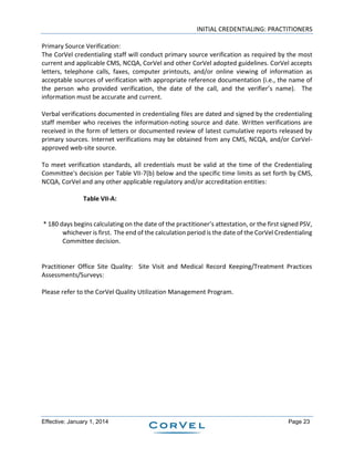 corvel-corporation-credentialing-program | PDF
