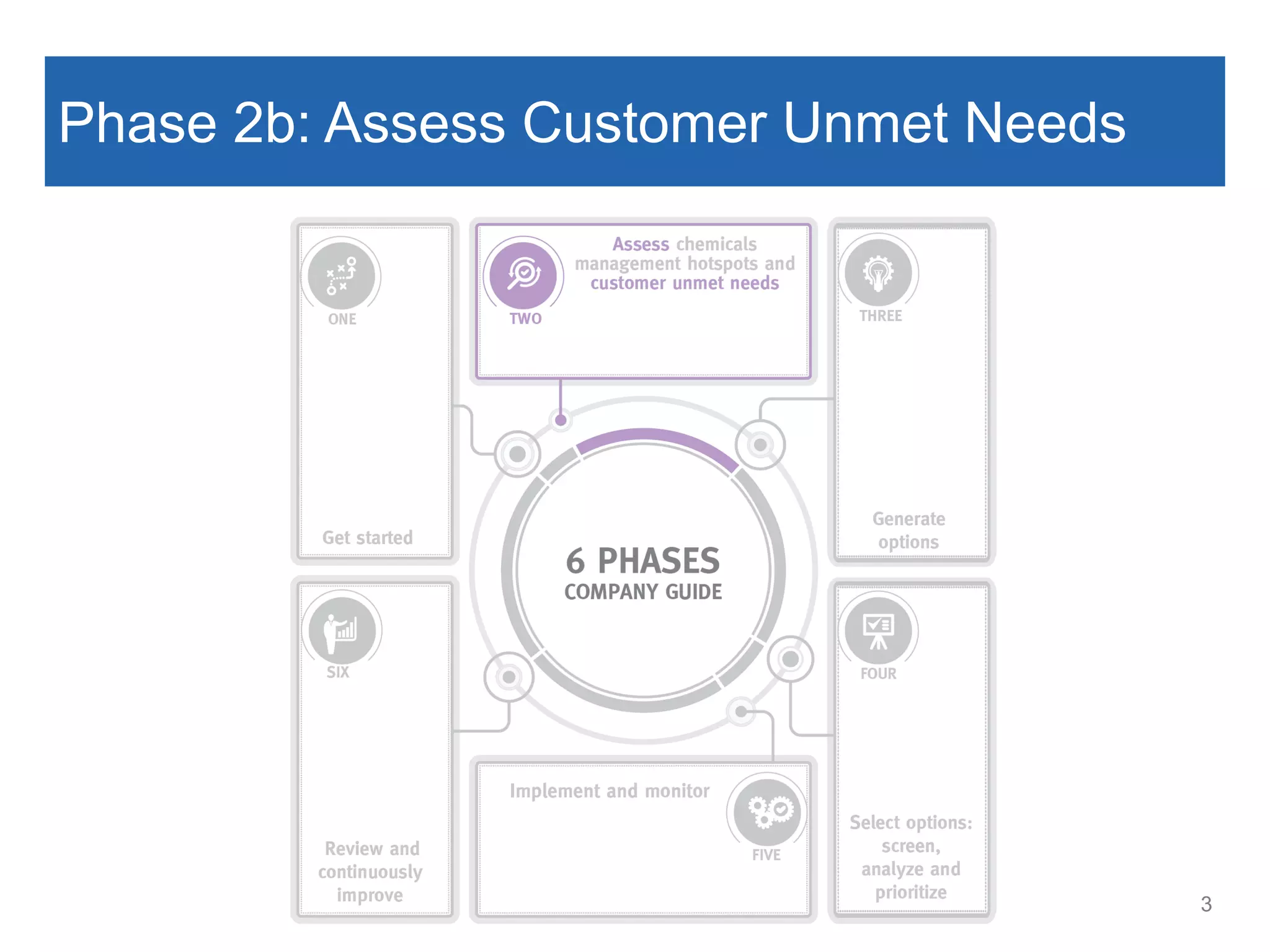 Phase 2b: Assess Customer Unmet Needs
3
 