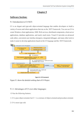 Project Report on automated toll tax collection system using rfid | PDF