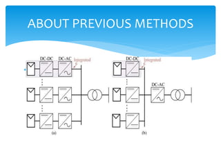  DC-DC conversion stage using PCS.
ABOUT PREVIOUS METHODS
 