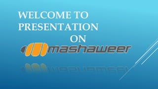 WELCOME TO
PRESENTATION
ON
 